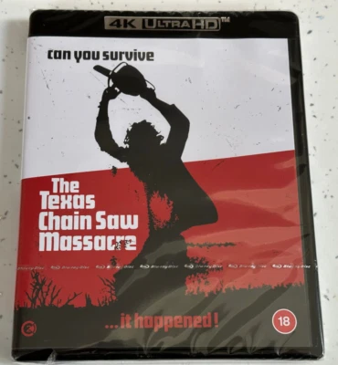 The Texas Chainsaw Massacre  - 4K Ultra HD Blu Ray  -  New & Sealed - Image 1 of 2