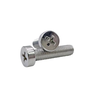 304 Stainless Steel Cross Recess Cheese Head Srew Thin Cap bolt M2.5 M3 M4 M5 M6 - Picture 1 of 4