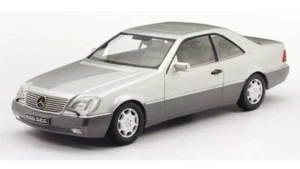 KK - SCALE 1/18 SCALE MERCEDES BENZ S-CLASS 600SEC COUPE C140 1992 IN SILVER  - Picture 1 of 6