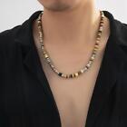 Clavicle Chain Soft Pottery Necklace Men's Jewelry Men Necklace Bead Necklace
