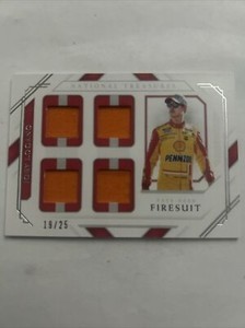 2021 Joey Logano National Treasures Quad Race Used Fire Suit 19/25 Penske