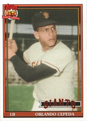 2016 Topps Archives #210 - Orlando Cepeda - San Francisco Giants  16-404 - Image 1 of 2