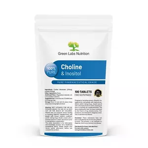 Cholin + Inositol Tabletten – Leberfunktion, Stimmung, Fokus & Gehirn Support - Bild 1 von 12