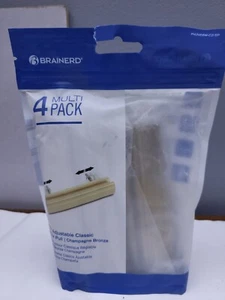 4 Pk Brainerd 4 1/2” Adjustable Classic Contour Pull Champagne Bronze P42955W-CZ - Picture 1 of 2