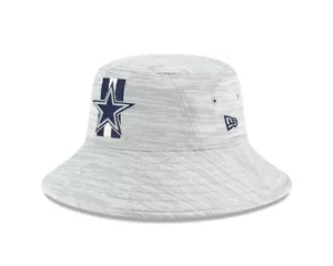 Dallas Cowboys New Era NFL Training Camp Official Bucket Hat - Gray - Picture 1 of 6