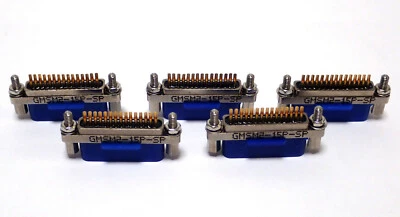 GLENAIR GMSM2-15P-SP MICRO D-SUB CONNECTOR 15 PIN MIL SPEC LOT OF 5, NOS! - Image 1 of 4