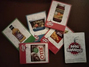 SUPERMARKET RACE🌭 mini brands Spin Master Games logo cards Used free shipping - Picture 1 of 2