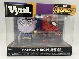 Funko Vynl. Marvel Avengers: Thanos + Iron Spider Figure Set - Picture 1 of 6