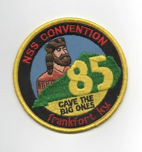 National Speleological Society Convention Frankfurt, Ky 1985 Embroidered Patch - Picture 1 of 1