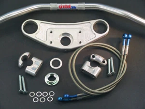 ABM Superbike Lenker-Kit HONDA VFR 750 F (RC36) | 90-97 | silber - Picture 1 of 5