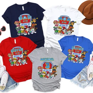 Custom Boy Patrol Birthday Shirt – Personalized Family Matching Party Tee - Picture 1 of 19