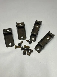 Jeep Wrangler TJ 2003-2006 Rear Folding Flip Tumble Seat Bracket Set WITH BOLTS - Bild 1 von 1
