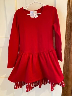 Vestido Candy Bean rojo/blanco para las fiestas talla 6, de Chasing Fireflies Foto 1 de 4