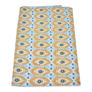 10Yard Hand Block White Floral Print Fabric Natural Handmade Cotton Indian Craft - Picture 1 of 5