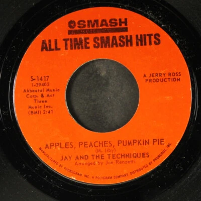 JAY & TECHNIQUES: apples, peaches, pumpkin pie / keep the ball rollin' SMASH 7" - Image 1 of 2