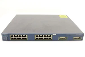 Cisco 3550 Séries 24-Port 10/100 Ethernet Lan 2-Port Gbic Commutateur - Picture 1 of 1