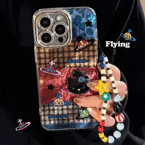 Cat planet anti-drop Phone Case shockproof for iPhone 16 15 14 13 12 11 Pro Max - Picture 1 of 12