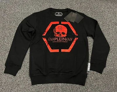 Philipp Plein Platinum Cut Skull Sweatshirt Black XL - Image 1 of 4