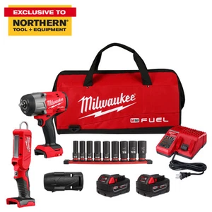 Milwaukee M18 FUEL 1/2in. High Torque Impact Wrench with Light Socket, Drive - Picture 1 of 7
