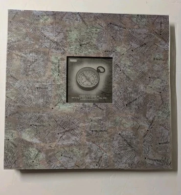 NOVO Pioneer Post Bound EZ Carregar Álbum de Fotos/Memórias 12" X 12" 20 Páginas Mapa de Viagem - Imagem 1 de 4