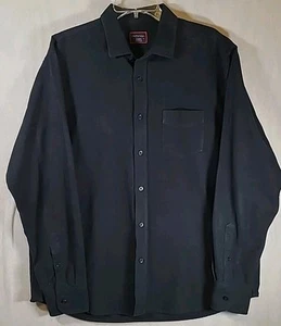 UNTUCKit Black Shirt Mens Size XL 100% Soft Cotton Button Up Long Sleeve - Picture 1 of 10