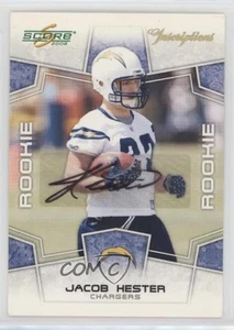 2008 Score Rookie Inscriptions /5 Jacob Hester #382 Rookie Auto RC - Picture 1 of 3