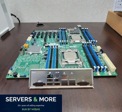 Placa para servidor Supermicro X10DRH-IT + 2x CPUs Xeon E5-2680 v3 | LGA2011-3 | 2.5GHz - Imagem 1 de 4