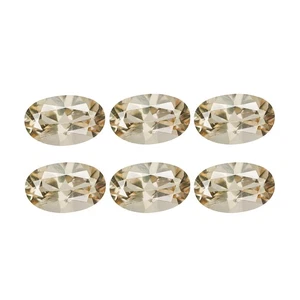 1.52Ct (6Pcs) Lot Shimmering Oval Cut 5 x 3 mm 100% Natural Pink Morganite - Picture 1 of 5