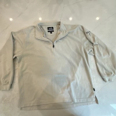 Pullover Ashworth Weather Systems XL de secado rápido bloque de viento térmico beige Foto 1 de 4