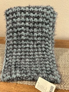 Anthropologie Infinity Schal Neu mit Etikett Santelli Francesca hergestellt in Italien 30 % Wolle blau - Bild 1 von 6