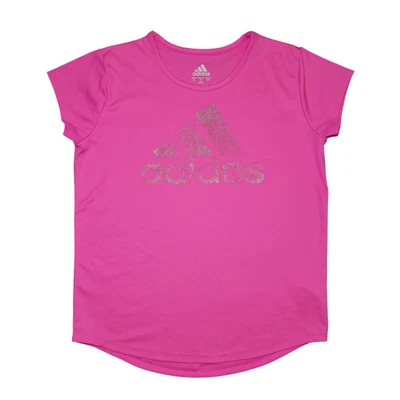 Adidas AEROREADY Hot Pink Short Sleeve Athletic Tee Small (7/8) - Image 1 of 4