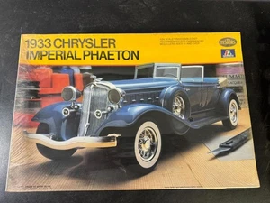 Chrysler Imperial Phaeton 834 1933 vintage 1982 Testors Italeri kit modelo 1/24 - Imagen 1 de 3