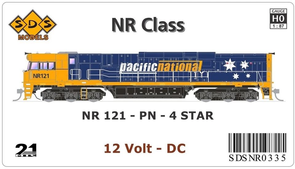 SDS Models NR Class Locomotive NR121 PN 4 stars DC, on SALE ** - image 1 of 1
