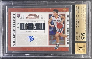 2019-20 Contenders Draft Ty Jerome #76 Rookie Cracked Ice /23 RC AUTO BGS 9.5 - Picture 1 of 2