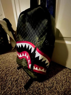 Mochila Boca Tiburón Bape Gran Capacidad Bolso para Laptop Foto 1 de 4