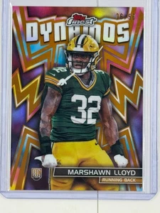 2024 Topps Finest MarShawn Lloyd RC 06/50 Gold Refractor Dynamos #DYN-2 Packers - Picture 1 of 3