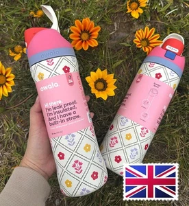 Owala 24Oz Garden Whimsy Limited Leak-Proof FreeSip Stainless Steel Water Bottle - Picture 1 of 8