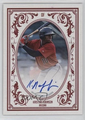 2020 Onyx Rookies Auto Blue Ink Kristian Robinson #ORKR Auto - Image 1 of 2