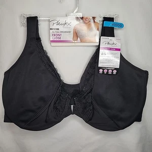 Playtex Bra 40DDD Dreamwire Front Close Black 4423 New with Tags - Picture 1 of 4
