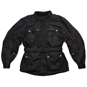 TOURMASTER RICON Black Textile Riding Jacket w/ Quilted Liner Waterproof XL/46 - Picture 1 of 19