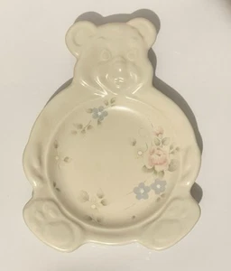 Pfaltzgraff Tea Rose Teddy Bear 6" Bread/Sandwich Plate U.S.A. - Picture 1 of 2