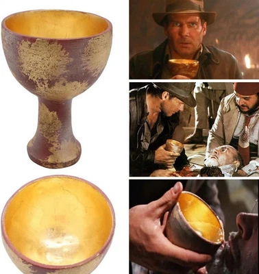 Indiana Jones Holy Grail Resin Replica Cosplay Costume Toy Vintage Trophy 1:1 - Image 1 of 4