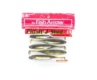 Fish Arrow Soft K�der Flash J Shad 4 Zoll 6 St�ck per pack #01 (2236) - Bild 1 von 4