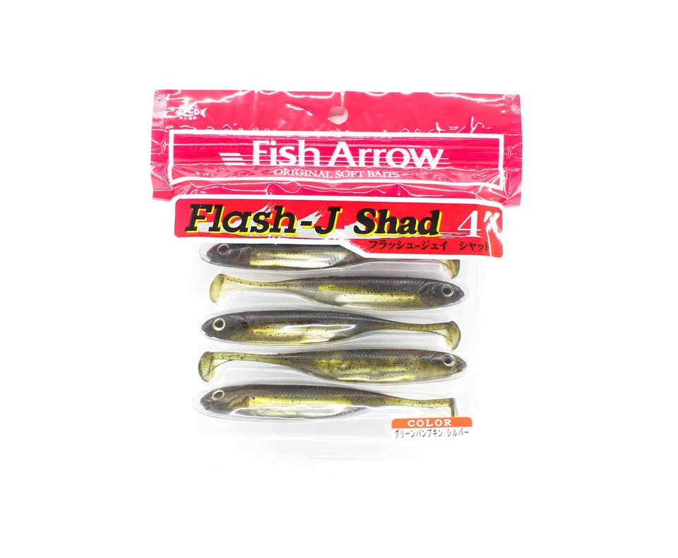 Fish Arrow Soft K�der Flash J Shad 4 Zoll 6 St�ck per pack #01 (2236) - Bild 1 von 4