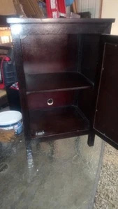 Small End Table Frosted Glass - Picture 1 of 7
