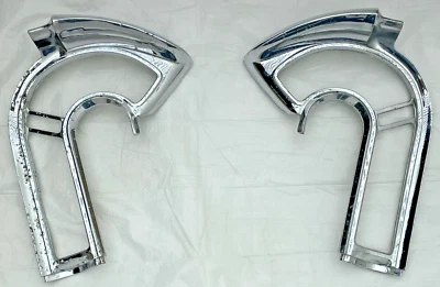 NOS 1962 Pontiac Taillight Bezels Tail Light Lamp Frame Bezel New Old Stock Trim - Image 1 of 4