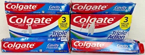 Pack of 10 Colgate Cavity Protection Regular Fluoride Toothpaste, White, 6 Oz ea - Picture 1 of 4