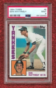 1984 TOPPS #8 DON MATTINGLY PSA 9 MINT ROOKIE RC CENTERED NEW YORK YANKEES - Picture 1 of 1