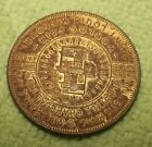 #A1086,Seldom Seen "Majestic Iron" St.Louis Expo Medallion 1904