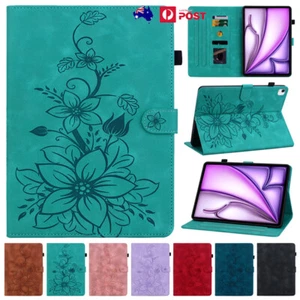 For iPad 5/6/7/8/9/10/11th Mini Air 11" 13" Smart Leather Case Shockproof Cover - Picture 1 of 106